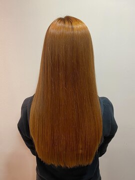 サラジュ 西宮北口店(SARAJU) 【SARAJU 西宮北口店】縮毛矯正/オレンジベージュ