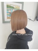 #前下がりボブ