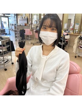 ヘアーサロン リュウズ(HairSalon Ryu's) 前下がりグラデーション
