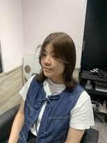 リーオオサカ(Lee Osaka)&nbsp;オリーブブラウン×くびれヘア