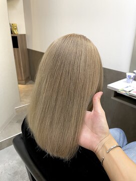 エイト 博多店(EIGHT hakata) 【EIGHT hakata】ミルクティーグレージュ　長木雄飛