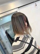 ピヨン 心斎橋(piLLon)&nbsp;黒髪/ボブルフ/ネビージュ/小顔/ワンレン/髪質改善/