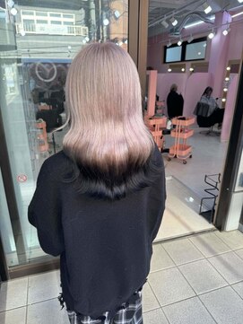 ミーナ バイ ワンズ 町田(mina by one's kyougoku) イメチェン/レッドブラウン/フルバング/似合わせカット/町田駅