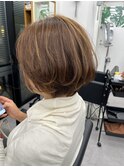 くせ毛風ショートボブ浦和美容室ARTS荒巻充埼玉カットおすすめ