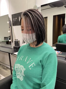 キング 高槻(K!ng) 縮毛矯正髪質改善ハイライトレイヤーカット高槻美容室エクステ