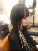 ミディアムエクステ50～60本。