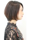 【 Ｉ. 】30代からのナチュラル前下がりショートボブ　川口
