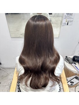 ビューバイネオリーブ 用賀店(Beau'r by neolive) くびれヘア縮毛矯正アプリコットオレンジ夏ハイライト《用賀》