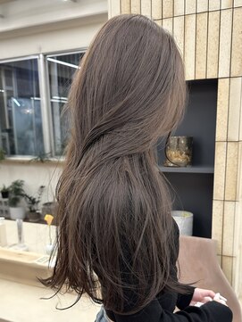 パークレーン アイス イヴェン(park lane ICI yeven) ブリーチなしダブルカラーブラウングレージュ赤み消し秋カラー