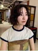 切りっぱなしボブパーマ【坂根】