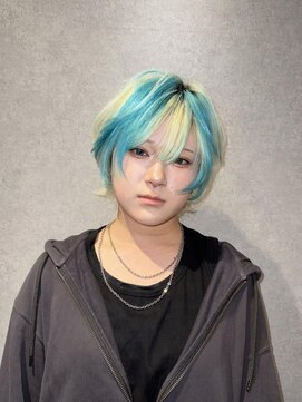 ノブレス(NOBLESSE) ショートウルフ×ペールデザイン