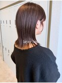 韓国風レイヤーボブ×くびれシルエット