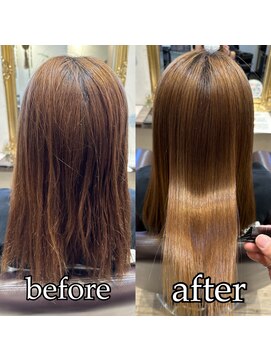ルフール(ref-le) 美髪矯正でハイダメージ毛もしっかり強化しながら美しいツヤ髪へ