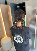 <マアヤ/ヘアセット>こなれ感のあるツインテールアレンジ