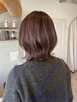 ロエ(loe) チェリーブラウン♪大人のミディアムレイヤー