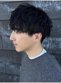 メンズマッシュパーマニュアンスパーマシャドウパーマ刈り上げ