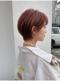 オレンジブラウンショート