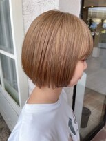 セットアップ 岡山北長瀬店(SET-UP) ショートボブ ベージュ ダブルカラー