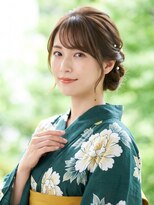 と和 巣鴨 大人上品な崩れにくい浴衣ヘア