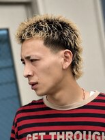 心斎橋 カイ(X)&nbsp;メンズカット/スパイキーショート/ブリーチ/ショートカット