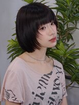 ピープス 逗子 葉山(PEEPS) 切りっぱなし×顔まわりレイヤーボブ