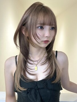 アイトーキョーエス 渋谷(AI TOKYO S) ハッシュカット/グレージュ/ツートンカラー/渋谷