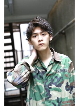 ティメレ 神戸三宮(Timere) コンマヘア×かき上げツーブロック 【Timere神戸三宮】