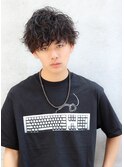パーマ取れやすい方にオススメ スパイラル強め 無造作マッシュ