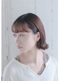 【スタイリング簡単】シルキーバングの外ハネボブ