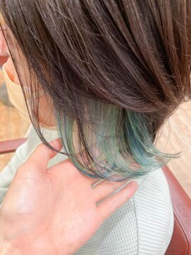 ミーティア バイ クアトロ(Meteor By QUATRO) ターコイズブルー インナーカラー