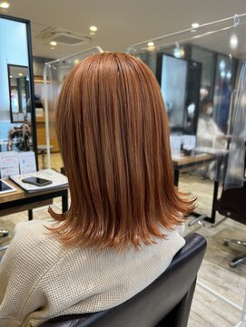 モードケイズ 西宮(MODE K's) オレンジヘア/ハイライト/ハイトーン/ブリーチ