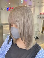 ゲーム 原宿店(GAME)&nbsp;ミルクティーベージュ/ダブルカラー/ケアブリーチ/髪質改善/原宿