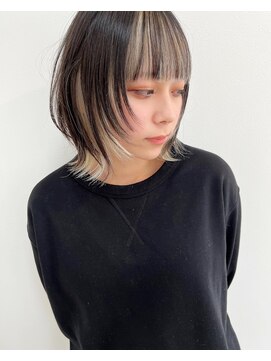 シイノ(Siino) ボブとフェイスフレーミングカラー