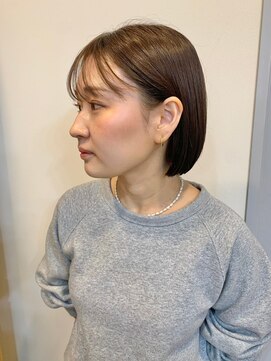 イオエ(ioe) 似合わせカット/メルティカラー/ウェーブミディアム/着物