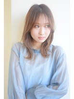 ハッシュタグ(HashTAG)&nbsp;ミディアムレイヤー/ベージュ/外ハネ