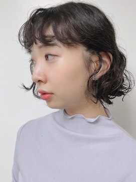 モリオフロムロンドン 原宿本店(morio from London) 【morio原宿】ボブパーマ くるくるボブ 外国人風パーマ