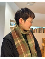 ル サロン LE SALON&nbsp;前髪パーマのベリーショート女子