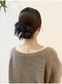 流行りの韓国風カチモリヘアセット