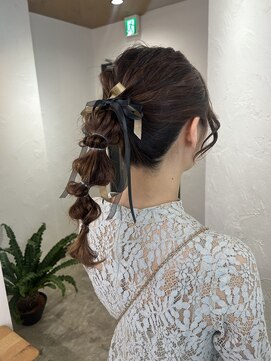 イット(it.) kana 結婚式 ヘアセット