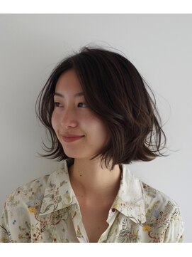 ルシードスタイル アウラ 松戸市五香(LUCIDO STYLE Aura) ミディアムスタイル【松戸#五香#白髪染め#カラー#髪質改善】