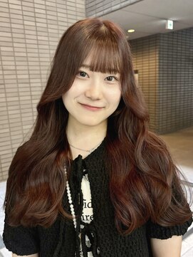 ガーランド(Girland) 【girland】ピンクブラウン　韓国風/レイヤーカット