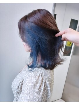 パープル(purple) インナーディープブルー