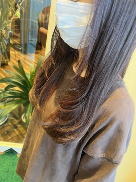 プランタンエーアール(printemps ar) 顔まわりレイヤー　艶brown