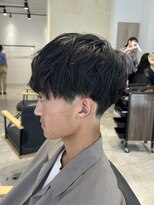 ビューバイネオリーブ 用賀店(Beau'r by neolive) ベリーショートウルフアッシュブラックカルマパーマ《用賀》