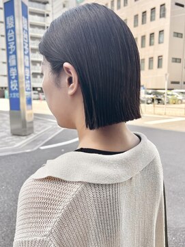 オーガニック アトリエ 大宮(organic+atelier) 20代30代ミニボブココアブラウン小顔美肌ストレート丸み