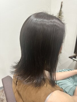 ダブ(DAB) 【アッシュブラウン】ブリーチなし 透明感カラー 宇都宮 鹿沼