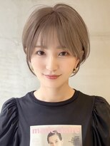 小顔に見える大人美人ショート