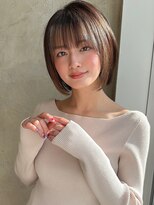 アフロート ルヴア(AFLOAT RUVUA)&nbsp;みねスタイル♪ 似合わせ ショート ボブ 30代 40代 小顔 新宿