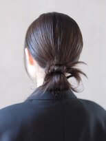 ロング顔周りレイヤー韓国ヘアおくれ毛_ba491962