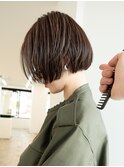 ミニウルフチェリーブラウンマッシュウルフシースルーマッシュ